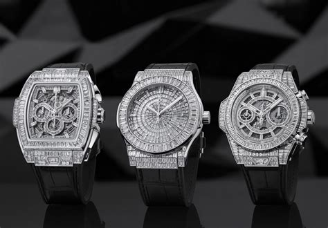 Hublot goes haute with diamond encrusted trio of watches